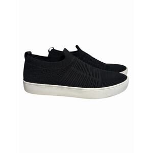 Dunes Shoes Womens Size 11 Casper Knit Sneakers Slip On Comfort Casual Black